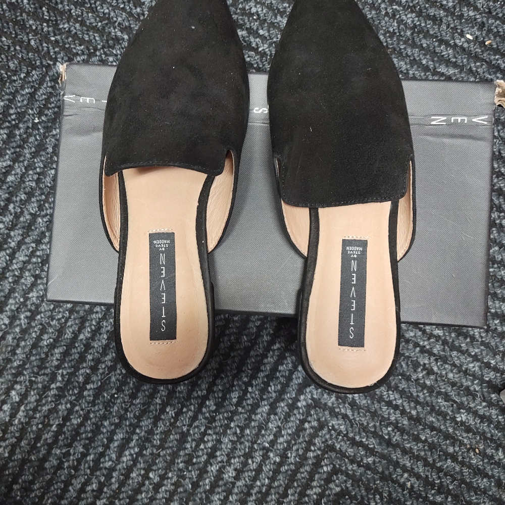 Steven suede mules